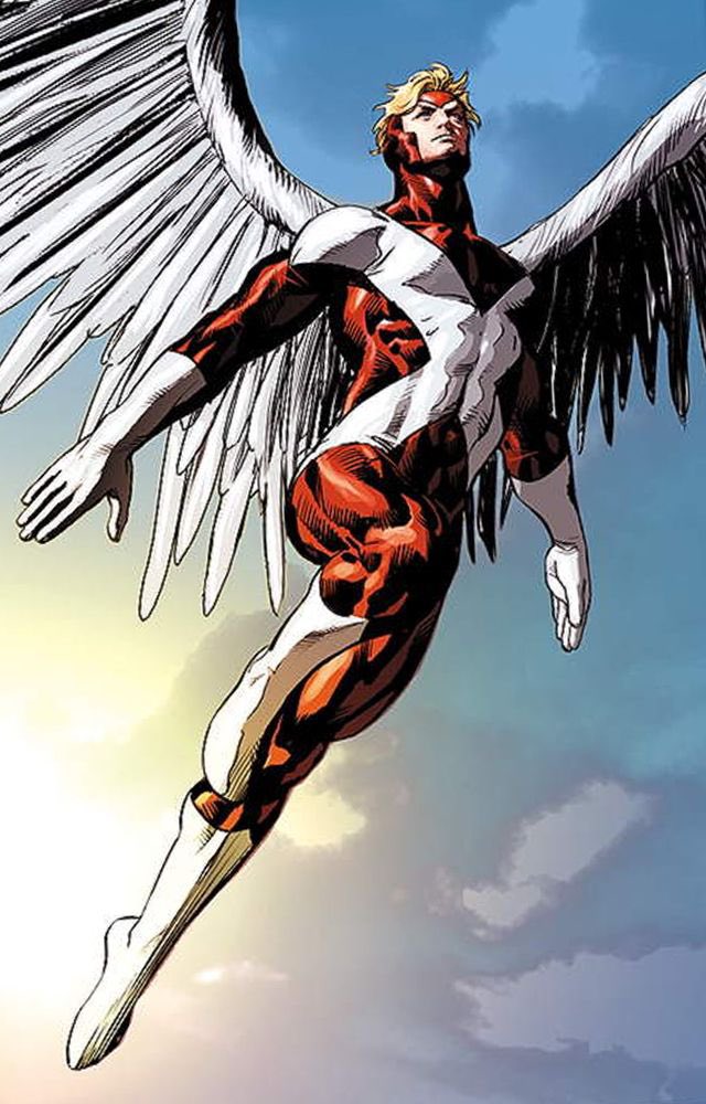 Hawkman (DC comics 1940); Angel (Marvel 1963). Marvel s’inspire de DC