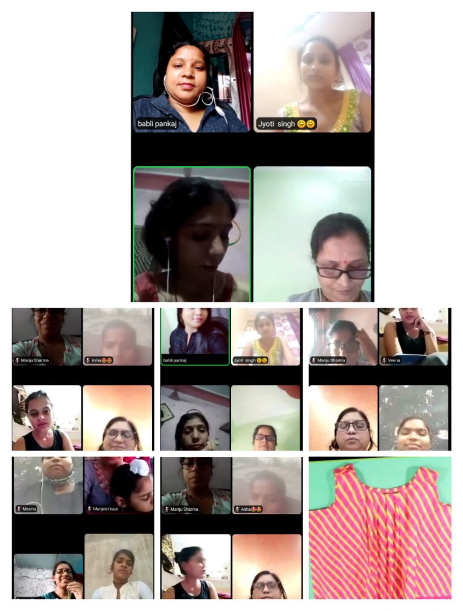 VTCSec11Rohini's tweet photo. Stitching batch online zoom class
Topic - Girls Top Cutting
@ashimafdn
@TataPower
@tatapower_ddl
#stitching #tatapowerCSR #AtmanirbharBharat #skilldevelopmemt https://t.co/HRTBAffXVe