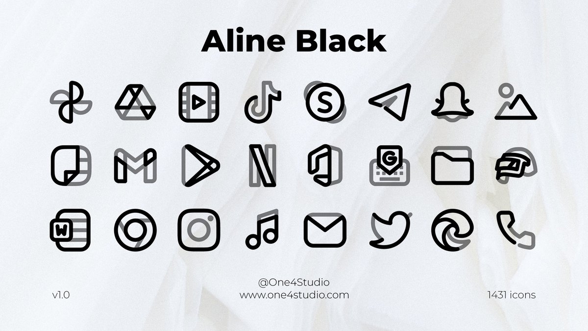One4Studio's tweet photo. Aline Black icon pack is on sale! Up to 50% off!
https://t.co/OlinY4zNp1
#iconpack #android #linearicons https://t.co/du8AATBBc8