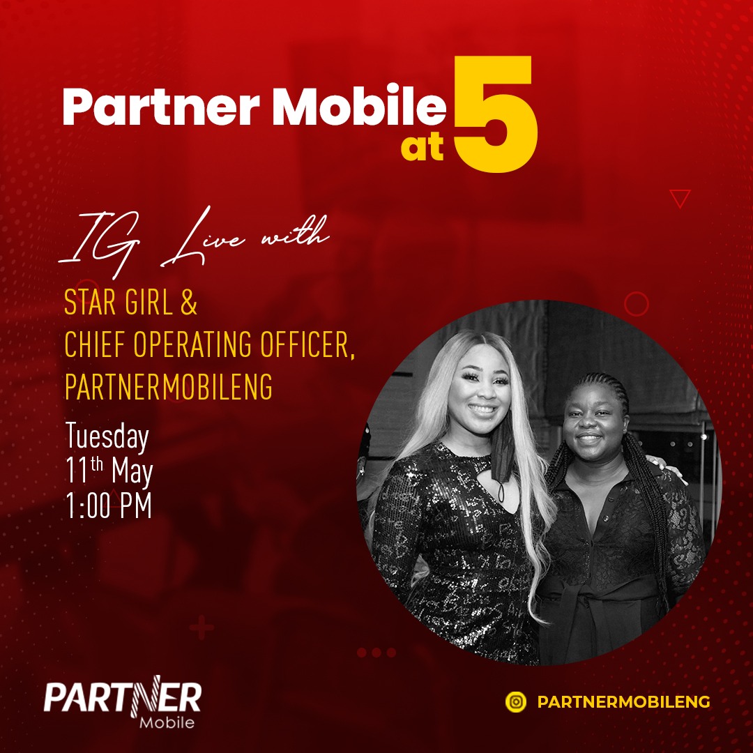xrstn12's tweet image. Twenty minutes left to 1pm.
Happy Anniversary @PartnerMobileNG

#PartnerMobileAtFive 
#PartnerWithErica 
 ERICA AND PARTNER MOBILE
PARTNER MOBILE PRICE SLASH