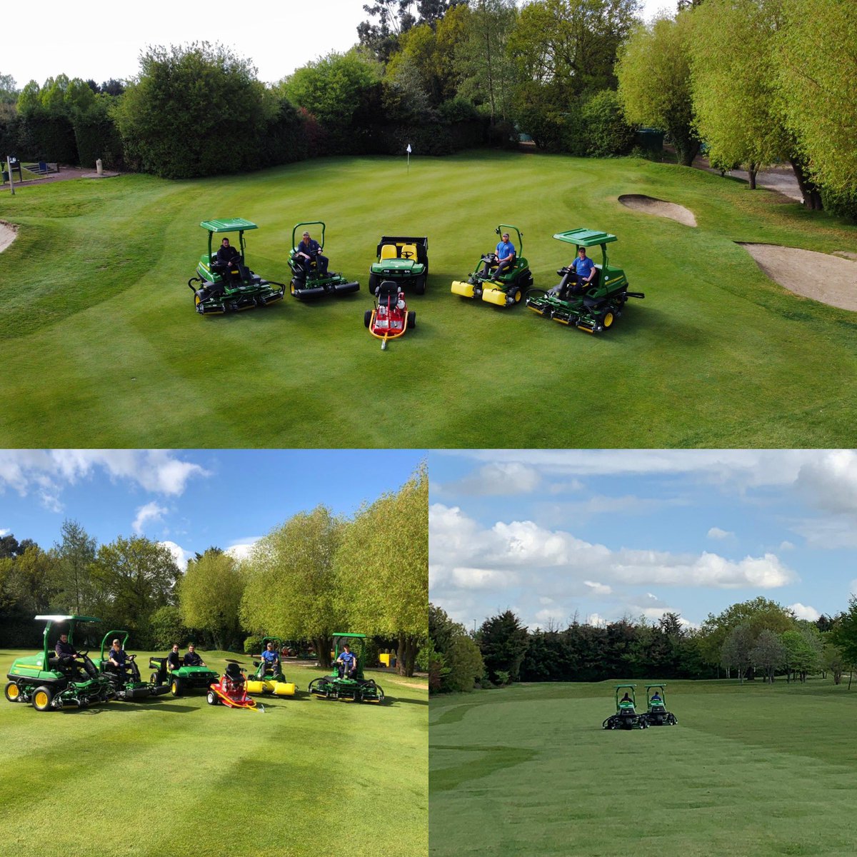 AntzXVI's tweet photo. Thank you @Tuckwells_Rob @TuckwellGroup @JohnDeere for supplying our new machinery today @Romfordgolfclub #movingforward #golf #greenkeeping #romford https://t.co/rzvpClu6xR