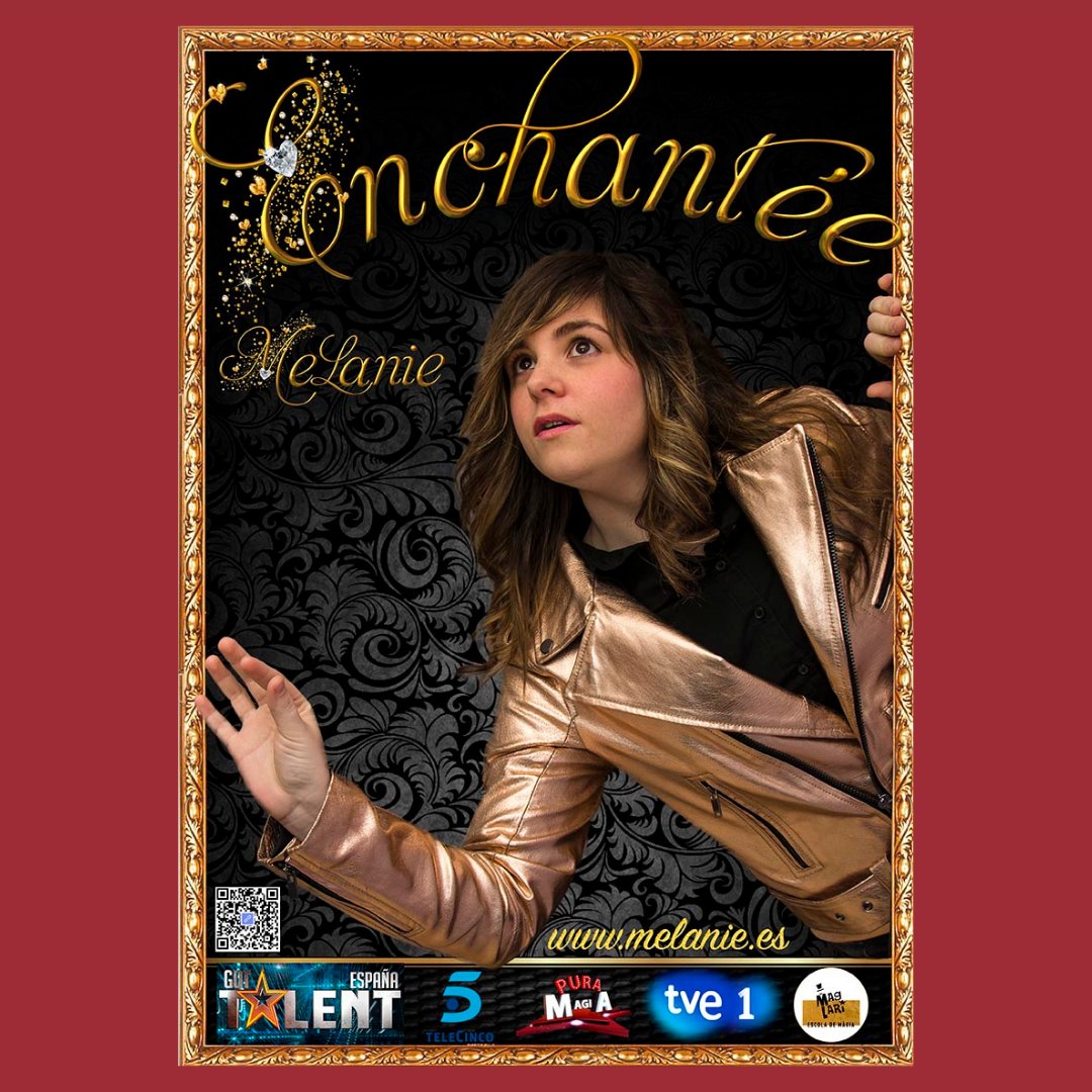 ✨ A la "Màgia 3 Estrelles" viurem "Enchantée" de la mà de la <a href="/MelanieCacho/">Magia Melanie</a> un espectacle 100% familiar on es combina màgia, música, comèdia, participació i grans il·lusions. 

🗓 Diumenge 6 de juny - 20:00h
📍 Cine Petit
🎟 per 10€ a: fimag.cat/melanie/