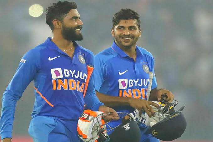 8. 39(31) vs WI 2019.In this match India was chasing 316 runs. It was good start from top order but middle order collapsed but Jadeja along with Shardul ensured India to win series decider.