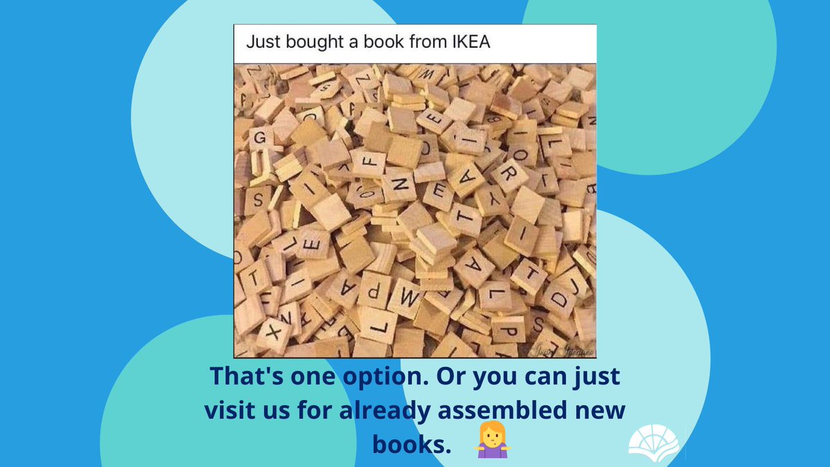 RRPL's tweet photo. Like and share to help spread the word about all our pre-assembled books! 😆
#TuesdayMorning #NewBookTuesday #books #reading #library #booklover #Ikea #NoAssemblyRequired #NewBooks https://t.co/GM8lqPl72C