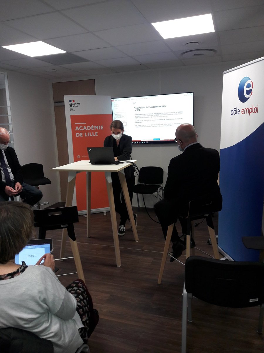L'Académie de Lille recrute des professeurs contractuels en éco  gestion et sciences appliquées !
👉100 demandeurs d'emploi ont bénéficié de précieux conseils prodigués par 3 inspecteurs académiques lors du webinaire du 10 mai organisé par le pole emploi de Lomme <a href="/DoleRudy/">Rudy Dole</a>