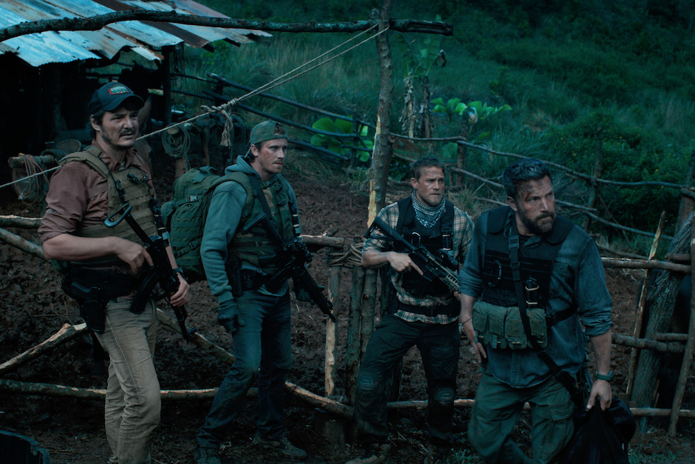 Just finished watching #TripleFrontier by #JCChandor. A throwback to some of the action thrillers of days gone by. Technically brilliant and a superb cast keep this film engaging and entertaining.

#BenAffleck #OscarIsaac #CharlieHunnam #PedroPascal #FilmTwitter 
On #Netflix