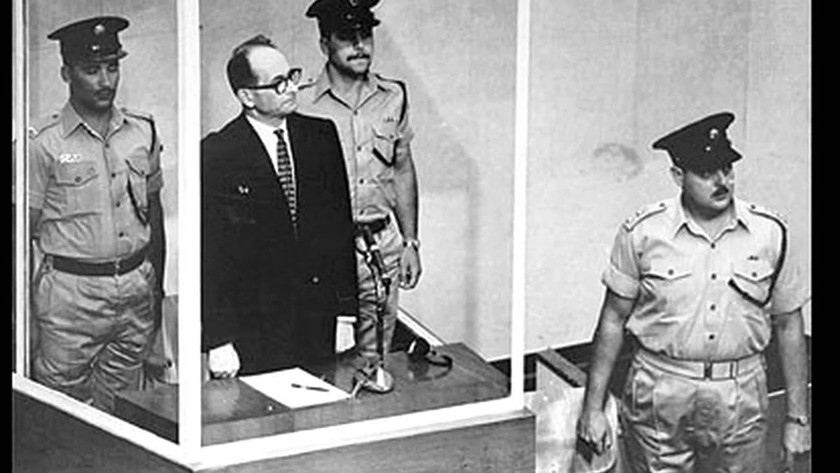 On 15 December 1961, Eichmann was sentenced to death by hanging.  https://bit.ly/3vYZ5U0 "To sum it all up, I must say that I regret nothing."- while awaiting trial in Israel, as quoted in LIFE magazine.