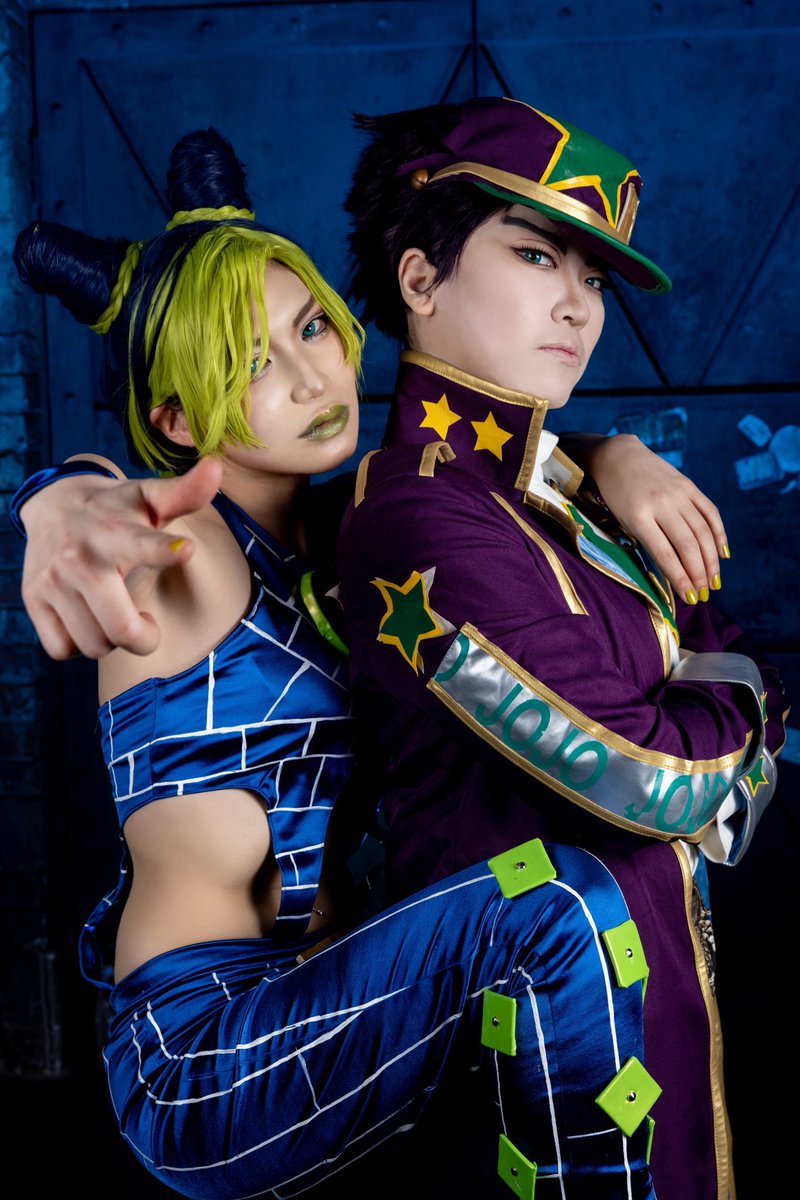 のらちゃん コスプレ その血の運命 ジョジョの奇妙な冒険 第6部 Stone Ocean 空条承太郎 藤ノ子 空条徐倫 野羅 P Amp S Hacostadium T T Co Jaccgztg8c Twitter