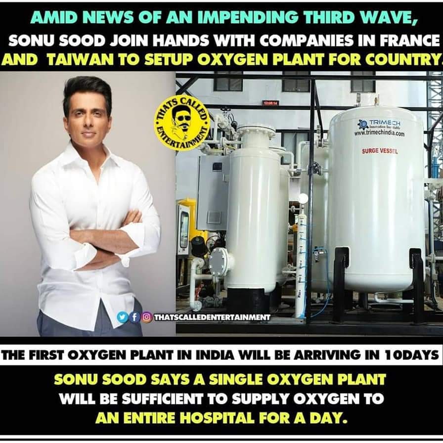 The First Oxygen Plant is arriving in India 🇮🇳🙌