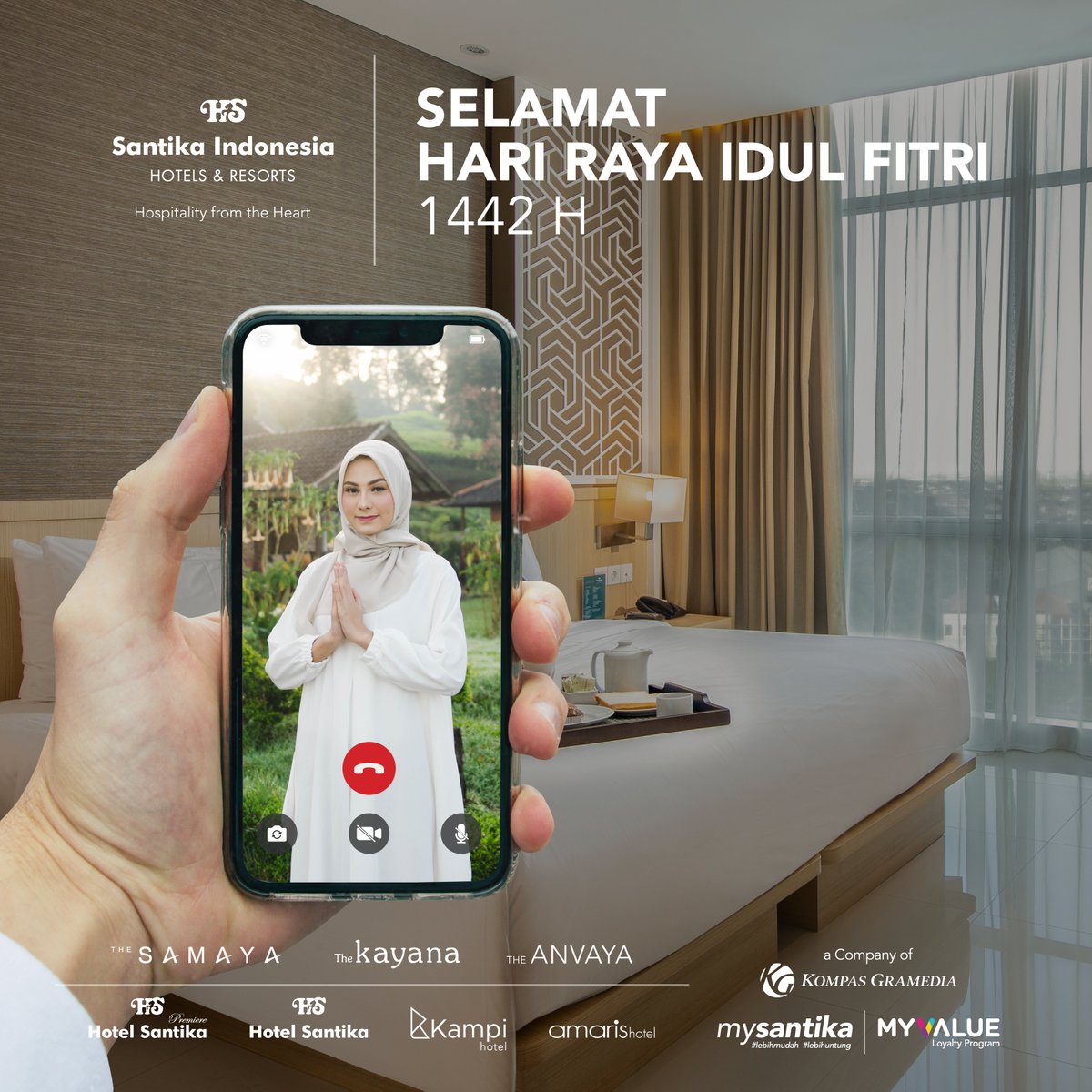 Selamat Hari Raya Idul Fitri! Minal 'Aidin wal Faizin, mohon maaf lahir dan batin.
Jangan lupa untuk tetap menerapkan protokol kesehatan, serta hindari kegiatan mudik ke luar kota dulu ya!

Semoga Idul Fitri ini dapat membawa kebahagiaan yang berlimpah bagi kita semua 🙏🏻✨