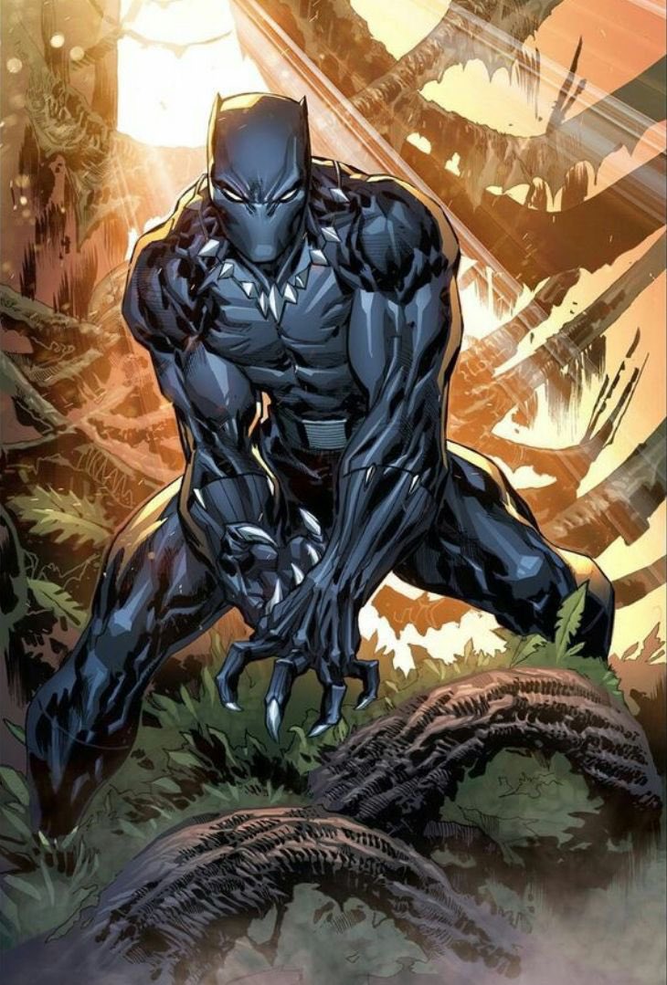 Red Lion (DC comics 2016); Black Panther (Marvel 1966). DC s’inspire grave de Marvel