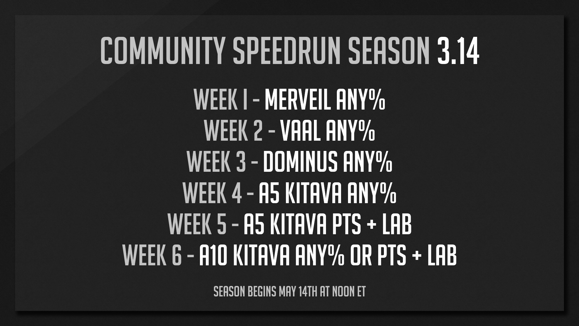 Brittleknee on Twitter "I'm pleased to announce that this Friday will