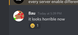 rust_best's tweet photo. @discord Not sure if I like the new graphics 😢 https://t.co/vHh5x0v2WY