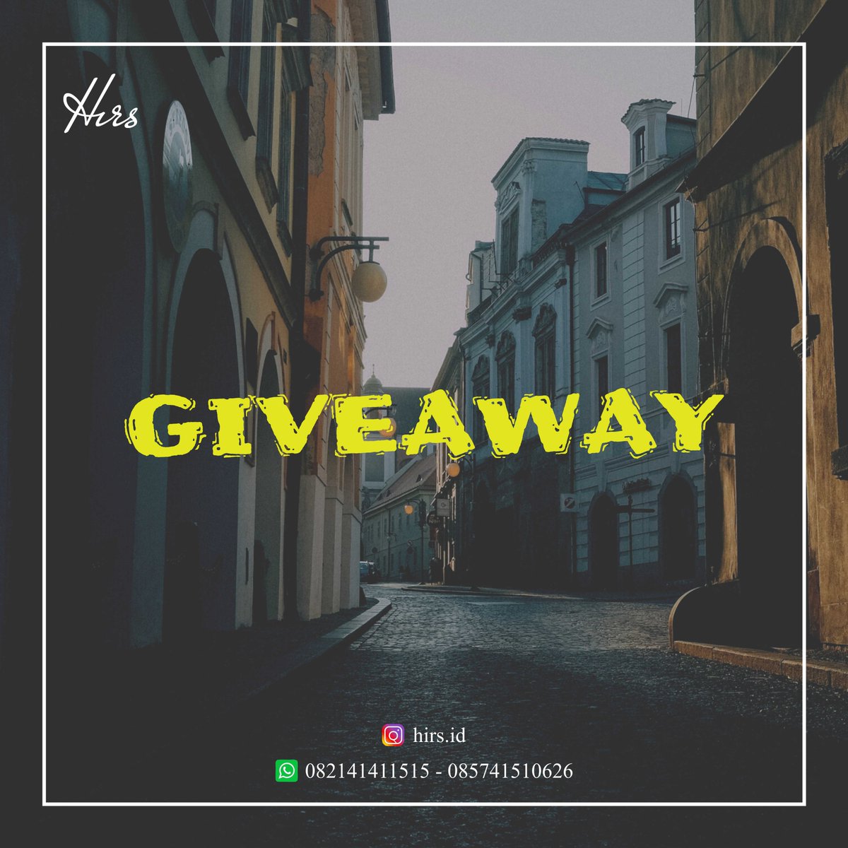 Ikutan kuy. Cek di Official Instagram <a href="/hirs/">hirs</a>.id