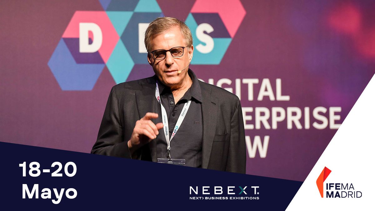 📌 Llega el <a href="/DES_show/">#DES2026</a> a <a href="/IFEMA/">IFEMA MADRID</a> MADRID, el evento líder a nivel mundial de transformación digital para empresas.

📅 18-20 de mayo. 

ℹ️ des-madrid.com/es/

#Sientelainspiracion en #IFEMADRID. | #DES2021