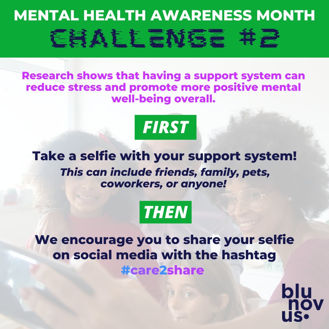 MHAM challenge #2 starts now! 
We want to see those selfies! Tag us and use #care2share.