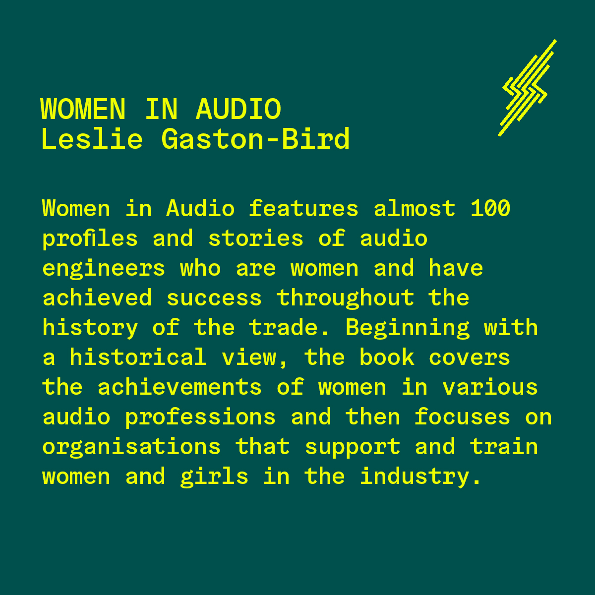 KeychangeEU's tweet photo. Today we thought we would round up 5 books on women and music – just to get you thinking about the different forms and perspectives; from children’s books, roles in the audio world, to interviews, punk sensibilities and considering narratives outside of a western context. https://t.co/Et3PENGmGU