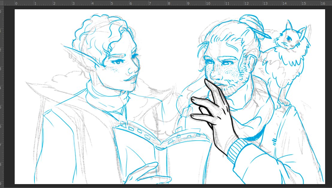MA_Magart's tweet photo. -Ok so we are awaiting feedback from the client
-My brain: is this.... FREE TIME??
#shadowgast #thumbnailredraw #ihadto https://t.co/DgxLj377Dz
