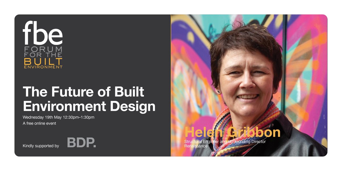 fbe Greater Manchester (@fbe_mcr) on Twitter photo Trained in architecture and structural design, <a href="/Helengribbon/">Helen Gribbon</a> of <a href="/renaissance_ltd/">renaissance</a> is well placed to debate the importance of collaborative design at our next FREE online event 19th May. Kindly supported by <a href="/bdp_com/">BDP</a> you can book you place <a href="/fbeonline/">fbe</a> website bit.ly/FtrDsgnFBE Trained in architecture and structural design, <a href="/Helengribbon/">Helen Gribbon</a> of <a href="/renaissance_ltd/">renaissance</a> is well placed to debate the importance of collaborative design at our next FREE online event 19th May. Kindly supported by <a href="/bdp_com/">BDP</a> you can book you place <a href="/fbeonline/">fbe</a> website bit.ly/FtrDsgnFBE