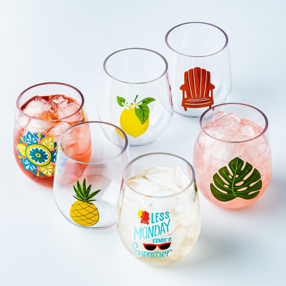 Kitchen Stuff Plus on X: These cute stemless wine glasses will