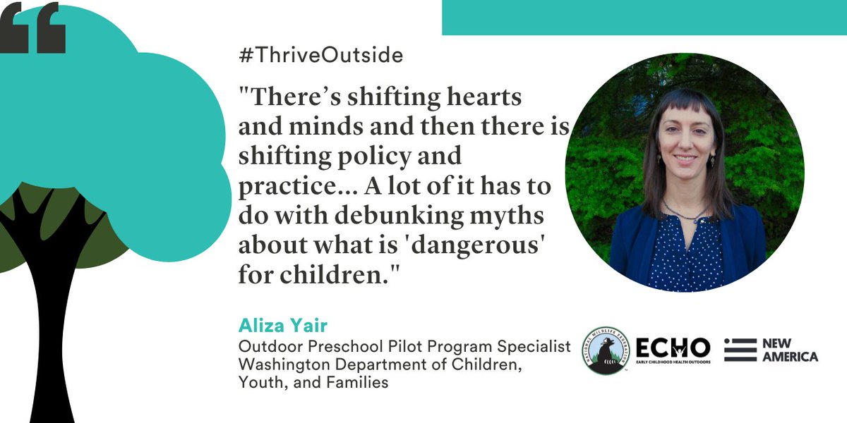 If you need to win over the hearts and minds of your state policymakers to support #EarlyChildhoodEducation 
 being outside, connect them with places like Washington state who has made it happen! 

Great ideas and points by <a href="/AlizaYair/">Aliza Yair</a> of <a href="/waDCYF/">WA State Department of Children, Youth & Families</a> at #ThriveOutside