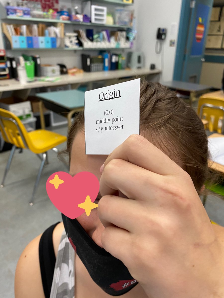 Kristin Visscher (@visschinspired) on Twitter photo Reviewing math vocabulary is way too much fun when you play headbands. (Group has to get you to guess the word). Bottom words used to help with the description (scaffolding!) <a href="/Neilstephenson/">Neil Stephenson</a> #retrievalpractice #sd37learns Reviewing math vocabulary is way too much fun when you play headbands. (Group has to get you to guess the word). Bottom words used to help with the description (scaffolding!) <a href="/Neilstephenson/">Neil Stephenson</a> #retrievalpractice #sd37learns