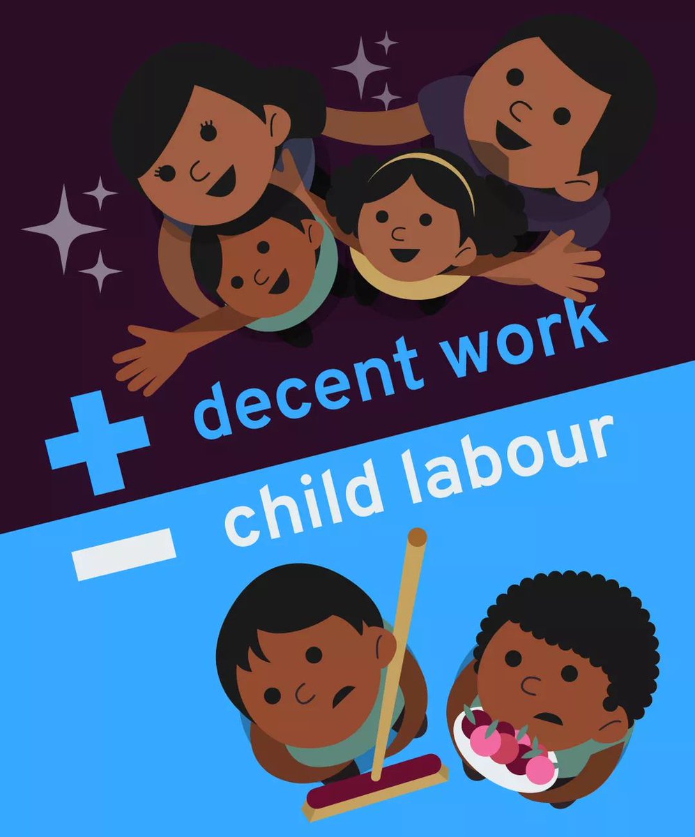 Garantizar el trabajo decente para adultos durante el #COVID19 significa hacer frente al trabajo infantil.
👉🏼En tiempos de crisis, muchas familias recurren al trabajo infantil para sobrevivir. 🏡
Learn more ➡️ bit.ly/3lm3rk5

#WithoutChildLabour