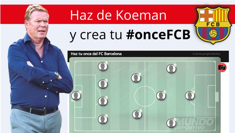 mundodeportivo's tweet photo. 🤔 ¿Qué alineación del Barça harías ante el Levante si fueses Koeman?
📸 Participa, haz tu once y tuitéalo con #onceFCB
https://t.co/Ck7V9kb8QJ https://t.co/M9ErXfCEQ7