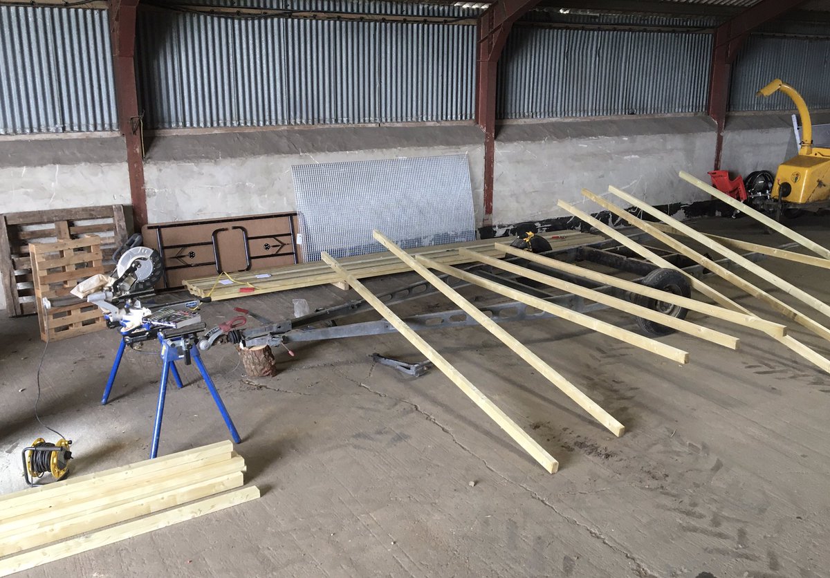 EvesHill's tweet photo. Work has started on our Richard Perkins egg mobile. This will be home for 200 free range hens.
#regenerativeagriculture #permaculture #soilhealth #eggmobile #richardperkins #pasturedpoultry #ridgedalefarm #eggs #chickens https://t.co/YMu1V8B7Dn