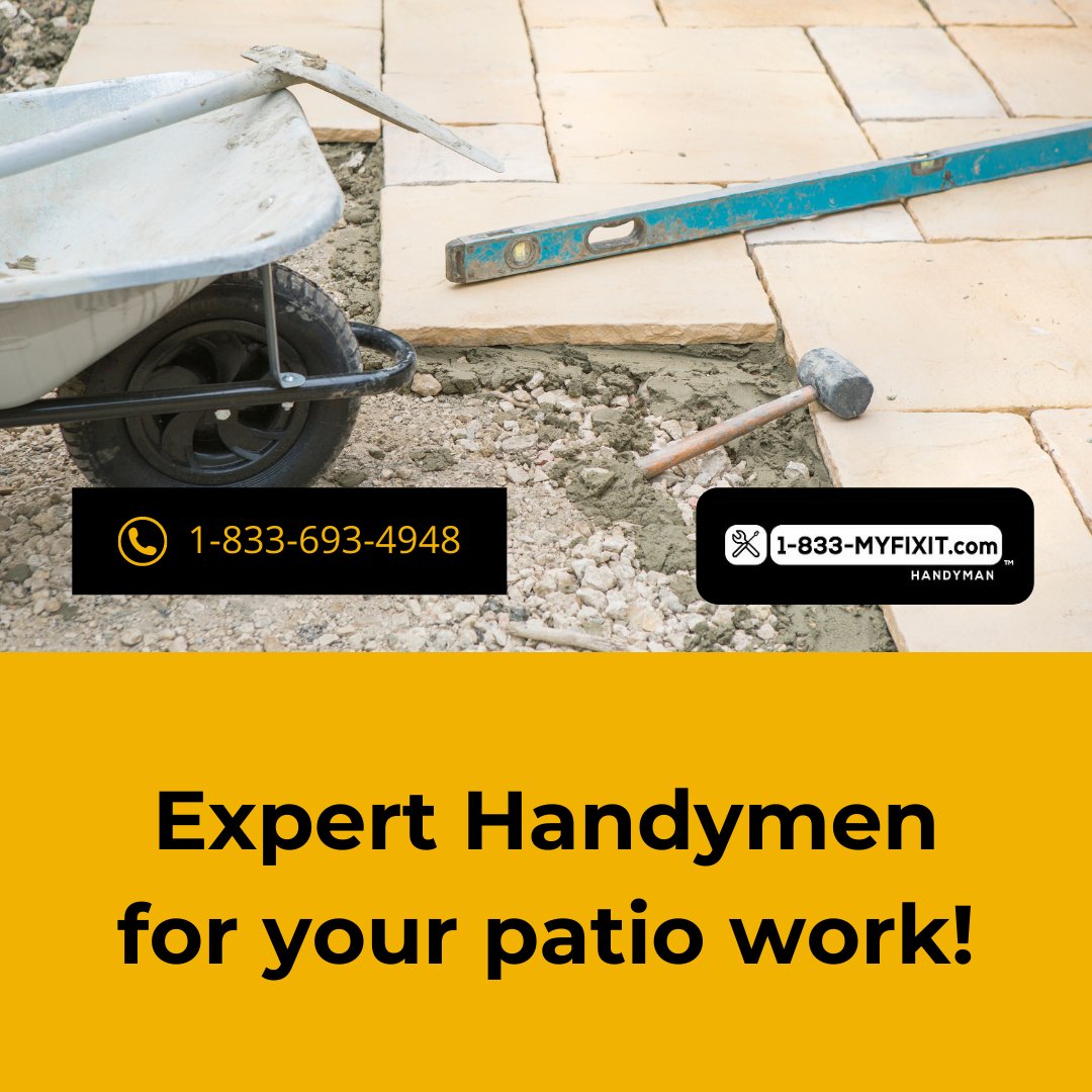 1833myfixit's tweet image. Looking for a beautiful patio build? Yes, we can do that for you.⁣

Call us today to get a quote: 1-833-693-4948 #patio #concretebuild #home #concretework #homerenovation