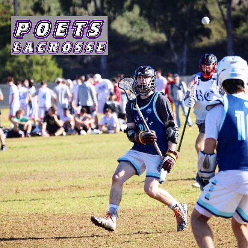 Introducing Luke McElligott! Luke is from Portland, OR and played his high school lacrosse at Central Catholic High School #poets2025 #poetpride #whittieriscoming 🌴🥍✒️😎