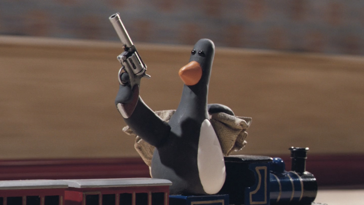 Diz ウォレスとグルミット ペンギン に気をつけろ は めちゃくちゃ面白い アカデミー賞短編アニメ最優秀賞受賞してる作品なのだけど 謎の可愛らしいペンギンを下宿させてあげたら 気付かぬうちに家を乗っ取られていくスリラー 子供ながらに親切な人