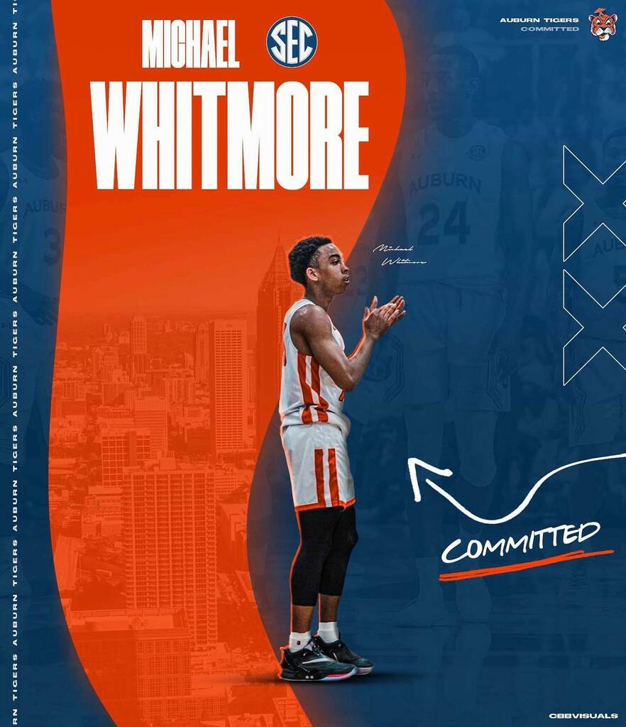 So proud of @michaelwhitmoree taking the next step in his journey @auburnmbb . The work doesn’t stop, it is just starting... Thank you to EVERYONE who has helped Mike get to this point. @elitepinstitute @woodwardacademy @nationwideacademy2017 @kidkessler  @hypehawks 🔥🔥🔥 edit…