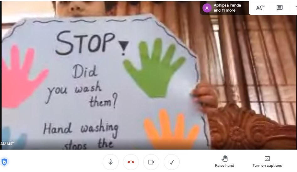 SAI_Edu_In's tweet photo. They were super duper excited and very enthusiastic to make the posters and wrote amazing captions on cleanliness. Once again our SAIoneers proved that they are very creative as always. 
#funfilledactivity https://t.co/svtyKz7W63