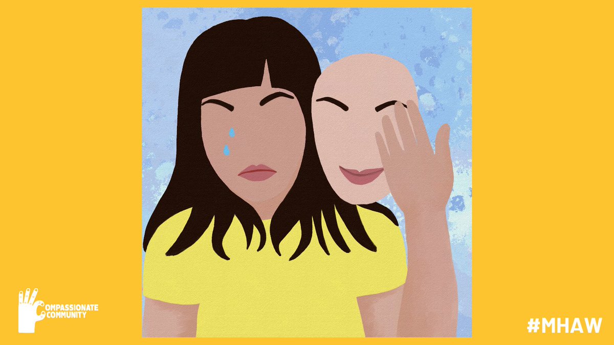 compassioncb's tweet photo. #MentalHealthAwarenessWeek
Too often we feel the need to 'put on a brave face' when really the bravest thing to do is to reach out and be honest about how we're really feeling. We all do this to some extent and this is what we need to change. 
#MentalHealthMatters #BraveFace https://t.co/GREPLVKBQg