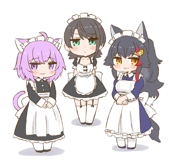 メイドの日
#プロテインザスバル
#みおーん絵
#絵かゆ 