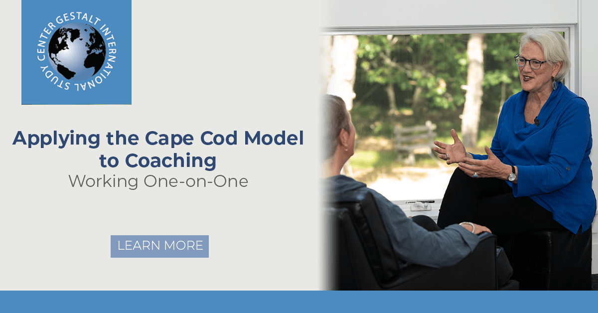 GISC's Cape Cod Model is a Gestalt-based intervention technique that supports the individual's own competencies and ability to move towards change. It's a powerful tool for coaching. Learn more: zcu.io/IoHP  #coaching #gestalt #professionaldevelopment #continuinged