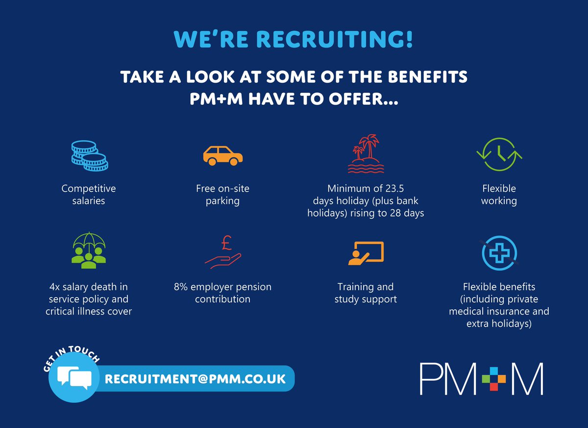pmm_acc's tweet photo. WE'RE RECRUITING for the below roles...

Experienced Adviser - Payroll
Executive - Marketing and Business Development

Read the full job specs here: https://t.co/T7YkJ1gW3L

Could either of these be the role for you? We'd love to hear from you! Email us 👉 recruitment@pmm.co.uk https://t.co/ya1AmqccF5