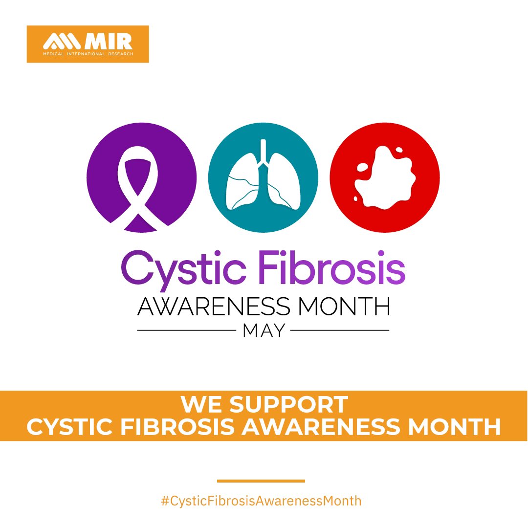 May is #CysticFibrosis Awareness Month, a time for those affected by cystic fibrosis, their families, healthcare team and supporters to raise awareness of the condition.
#healthcare #prevention