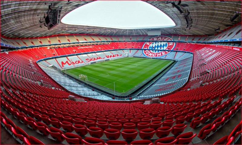 Allianz ArenaLocation:Schwabing-Freimann,  #MünchenCapacity: 70,000 seats (14,500 or 22% due to COVID, maybe more)Matches:Group F (Munich & Budapest - 568 km): vs  vs  vs1 QF match.Has hosted:FIFA World Cup 2006 #UCLfinal  