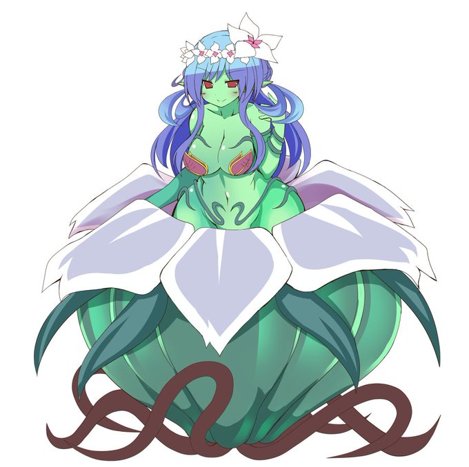 アルラウネクイーンをひとまず清書しました
ゴージャス感を出すべく装飾類盛るかもしれない 