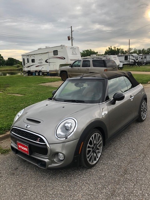 My new ride arrived this morning. Now can we get some more warm weather so I can put the top down?