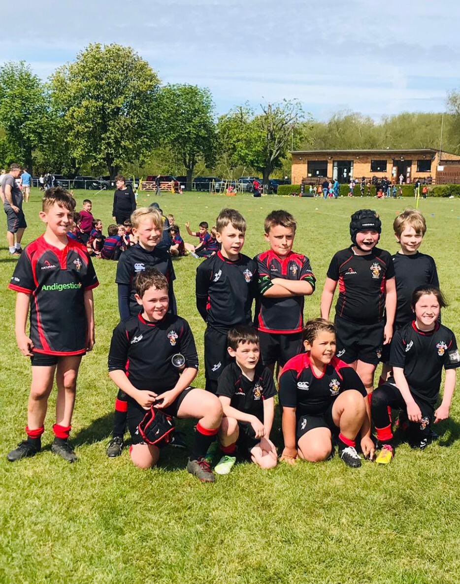 Our U9’s had their first ever contact game this Sunday, against Evesham, thankfully the weather held out and all we can say is wow.