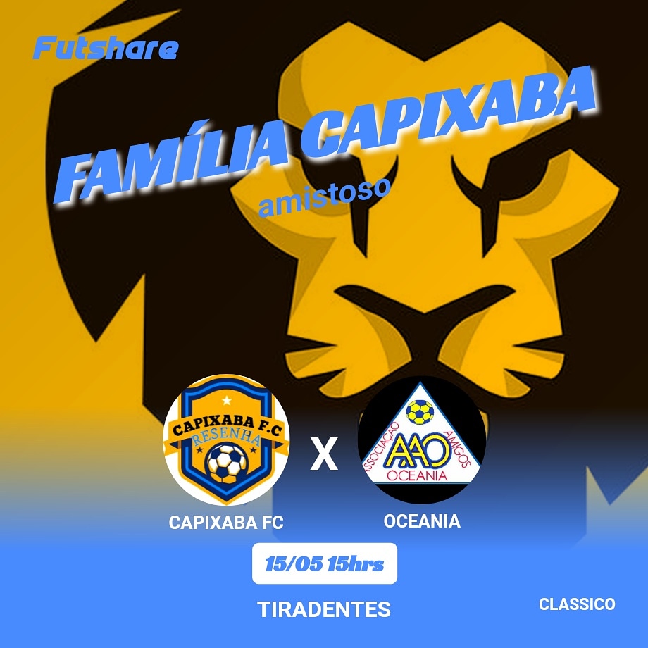 CAPIXABAFC1's tweet photo. Sábado é dia de CAPIXABA! Vamos em busca de mais uma vitória contra a forte equipe do oceania.
#avanteazulao🔵
#classico https://t.co/EVSKlh2rxC