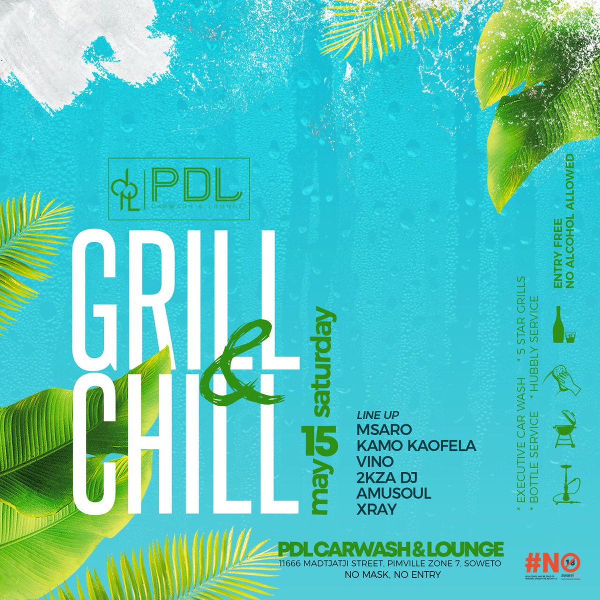 This weekends episode of #GrillAndChill <a href="/pdl_carwash/">PDL Carwash</a> . 

<a href="/djmsaro/">Msaro Musa Ndebele</a> 
<a href="/KamoKaofela/">Kaofela Kaofela</a> 
<a href="/_IamVino/">Vino With The Heat</a>