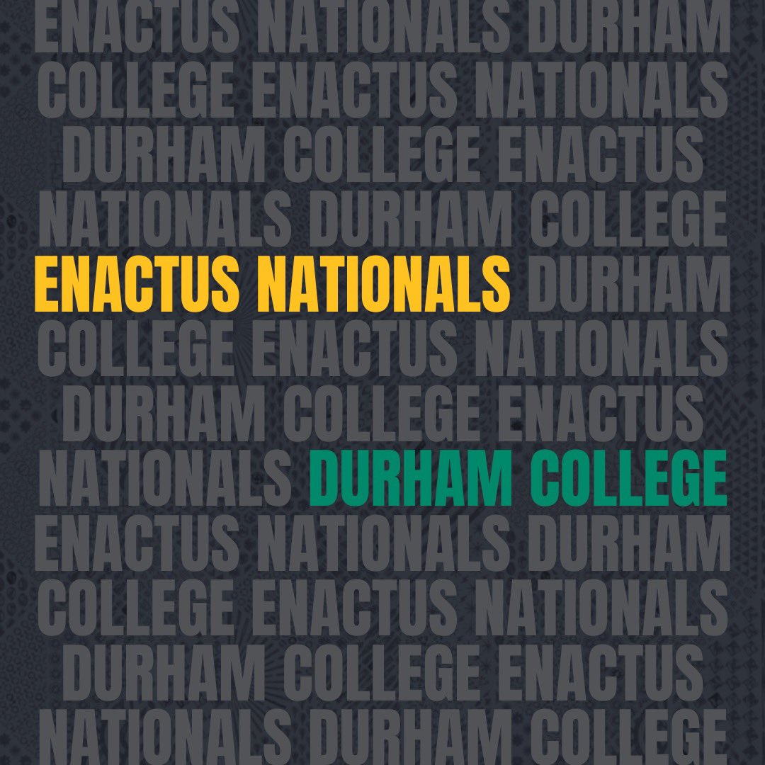 EnactusDC (@enactusdc) on Twitter photo Want to support your <a href="/durhamcollege/">Durham College</a> Enactus team?
Share this post with your friends! Think of this like our virtual banner!
Lets make some noise for your @enactuscanada students #durhamcollege!
#enactus #enactusnationals #enactuscanada #enactuscares #studentclub #nationals Want to support your <a href="/durhamcollege/">Durham College</a> Enactus team?
Share this post with your friends! Think of this like our virtual banner!
Lets make some noise for your @enactuscanada students #durhamcollege!
#enactus #enactusnationals #enactuscanada #enactuscares #studentclub #nationals