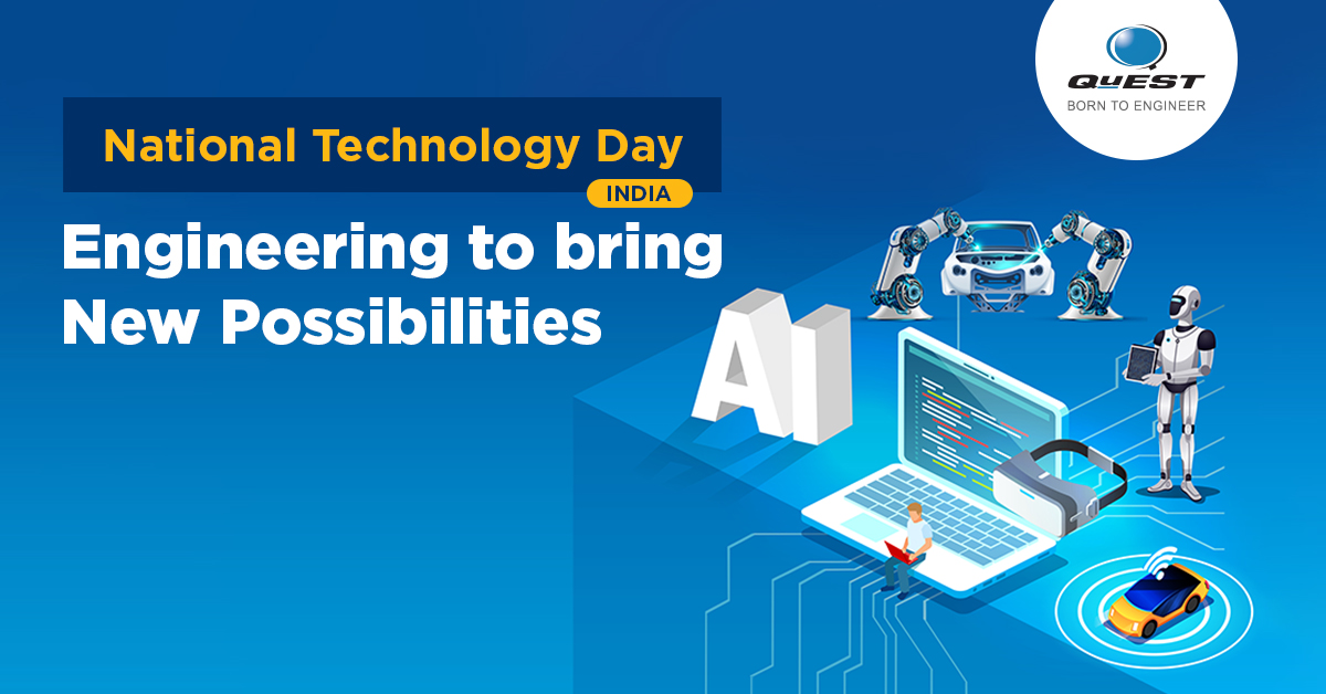 Quest_Global's tweet photo. This #NationalTechnologyDay we want to know your opinion on ’What’s Next?’. What’s the next challenge, innovation, transformational idea that will advance and improve the human condition?

#QuESTGlobal #BornToEngineer #TrustedThinkingPartner https://t.co/uGNfFQV1jV