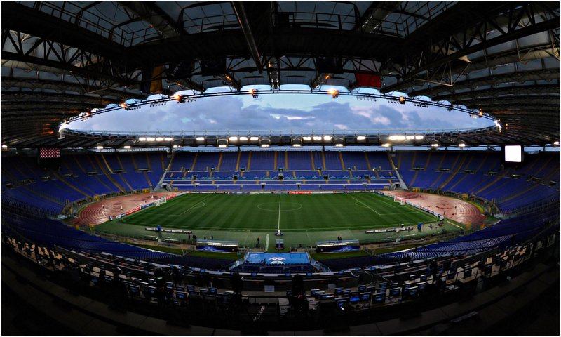 Stadio OlímpicoLocation:Della Vittoria,  #RomeCapacity: 70,634 seats (17,658 or 25% due to COVID, can be up to 33%)Matches:Group A (Rome & Baku - 3105 km): vs  (Opening match) vs  vs1 QF match.Has hosted:OlympicsFIFA WC #UEFAEuro #UCLfinal  