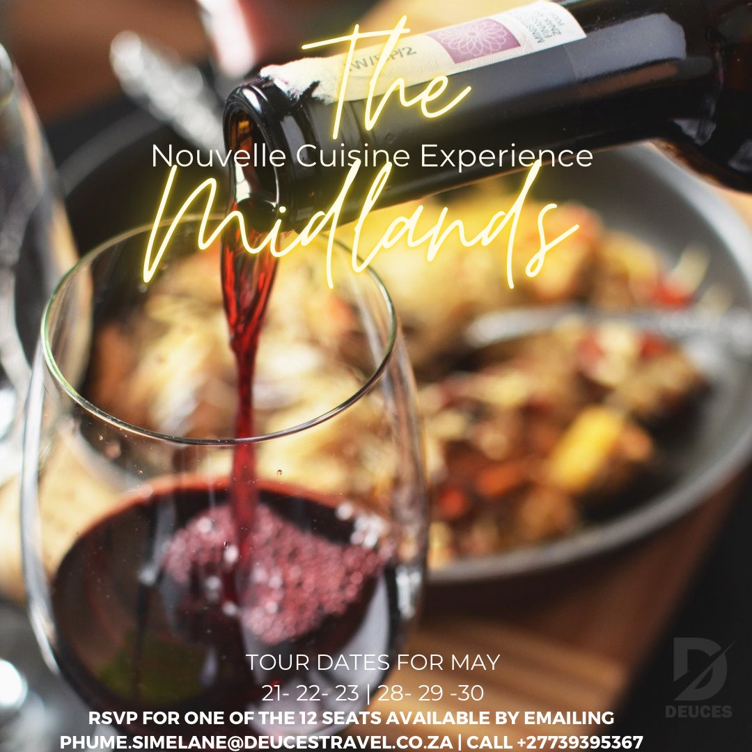 DeucesTravels's tweet image. The Midlands Nouvelle Cuisine Experience Tour. Secure your seat today 👌🏾