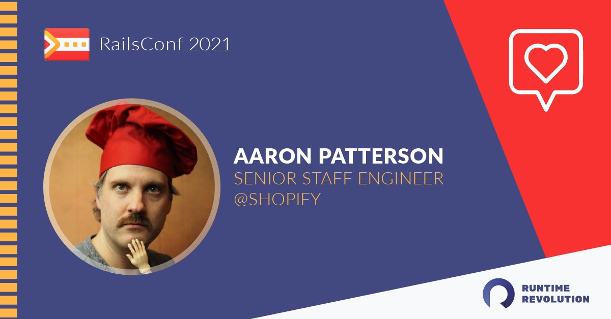 RuntimeRev's tweet image. One month ago we were being inspired by all the amazing talks at @railsconf. Aaron Patterson’s keynote was one of our favorites. Share all your love and tell us what was yours! ❤
runtime-revolution.com
#RubyOnRails #RailsConf #RailsConf2021